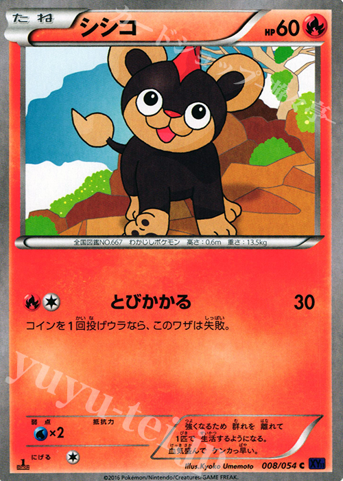 C シシコ | 販売 | [XY11] 爆熱の闘士 | ポケモンカードゲーム