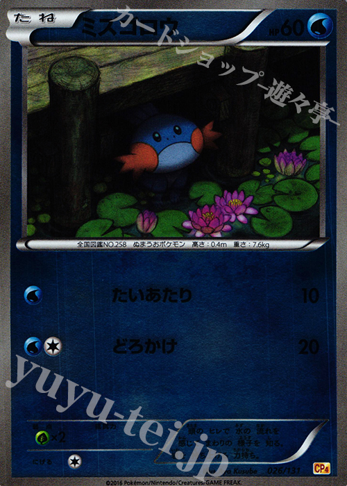 - ミズゴロウ(キラ) | 販売 | [CP4] プレミアムチャンピオンパック EX×M×BREAK | ポケモンカードゲーム