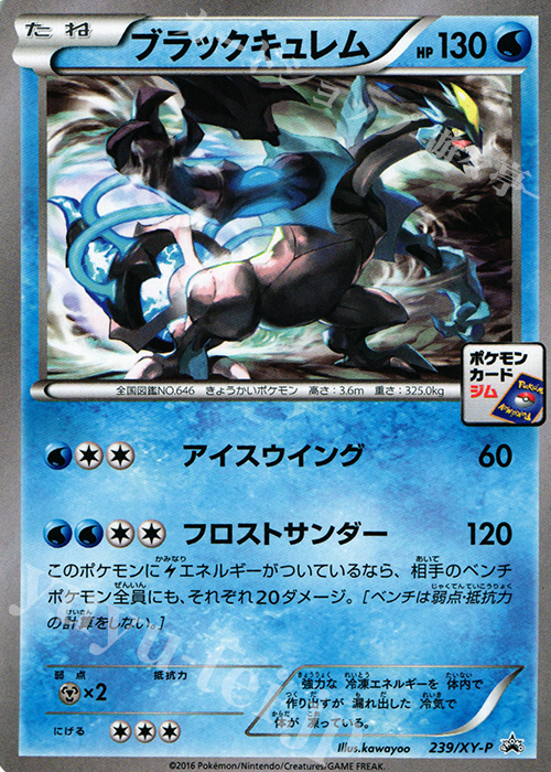 PROMO ブラックキュレム | 販売 | XY プロモーションカード【201〜300】 | ポケモンカードゲーム