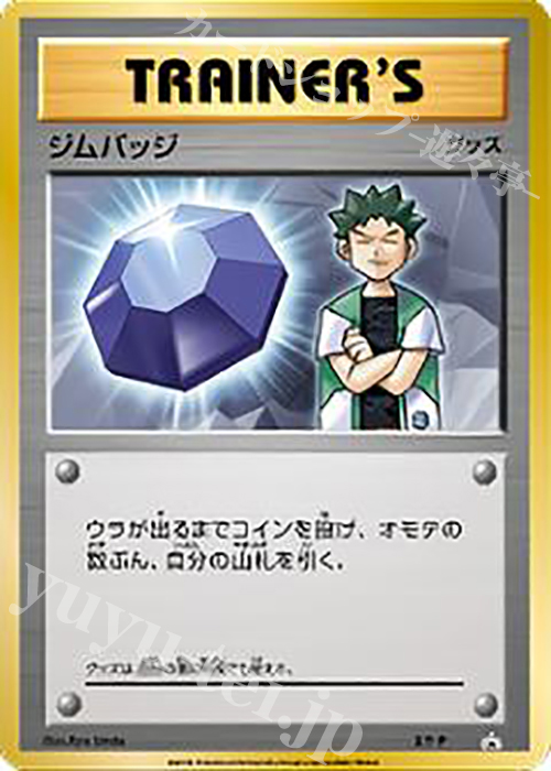 PROMO ジムバッジ(タケシ) | 買取 | XY プロモーションカード【その他】 | ポケモンカードゲーム