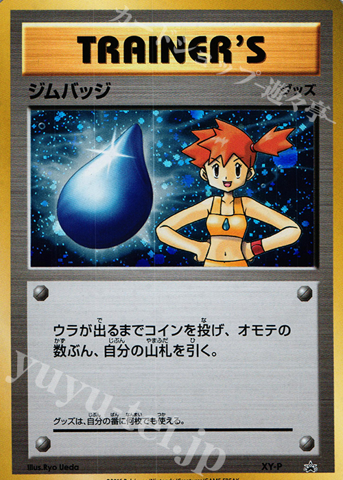 PROMO ジムバッジ(カスミ│キラ仕様) | 販売 | XY プロモーションカード【その他】 | ポケモンカードゲーム