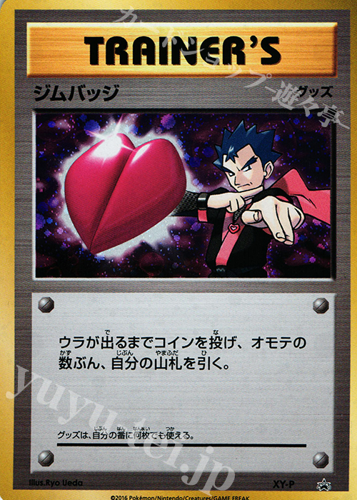 PROMO ジムバッジ(キョウ│キラ仕様) | 販売 | XY プロモーションカード【その他】 | ポケモンカードゲーム