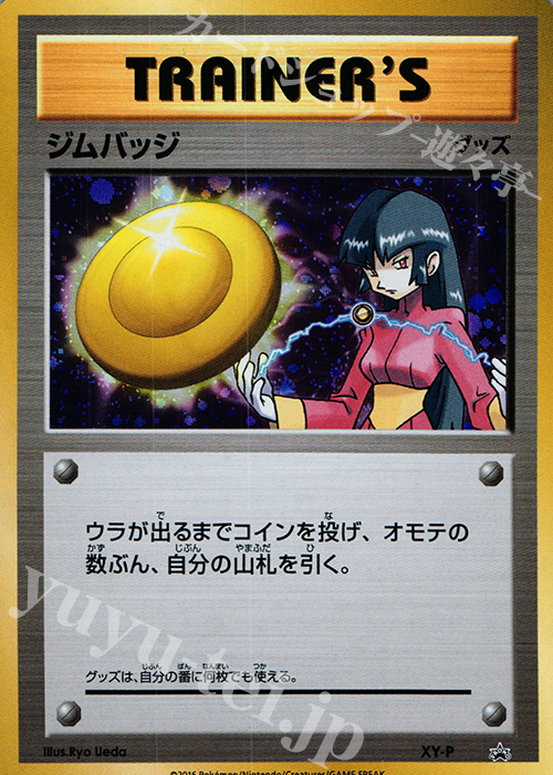 PROMO ジムバッジ(ナツメ│キラ仕様) | 販売 | XY プロモーションカード【その他】 | ポケモンカードゲーム