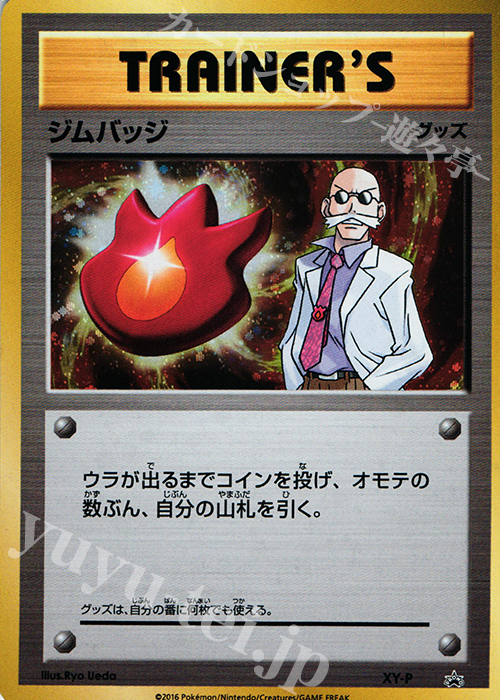 PROMO ジムバッジ(カツラ│キラ仕様) | 販売 | XY プロモーションカード【その他】 | ポケモンカードゲーム