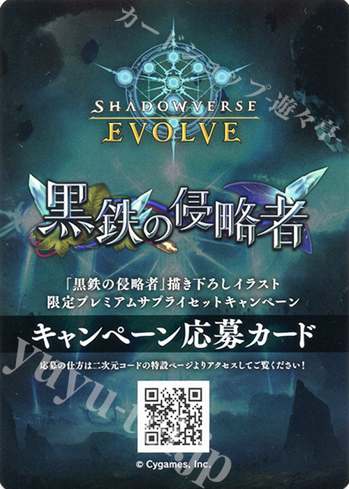 二人の追憶(裏面:キャンペーン応募カード) 販売 | [BP12]黒鉄の