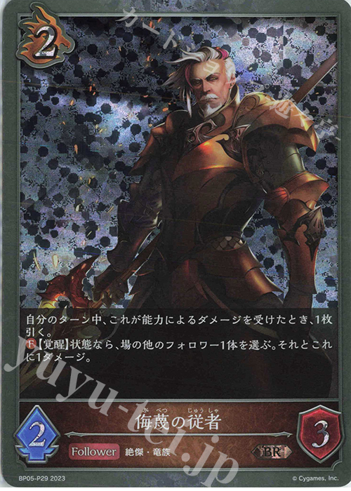 BR・プレミアム 侮蔑の従者 | 販売 | [BP05]永劫なる絶傑 | Shadowverse EVOLVE