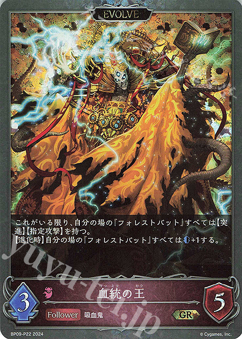 GR・プレミアム 血統の王 | 販売 | [BP09]光影の二重奏 | Shadowverse EVOLVE