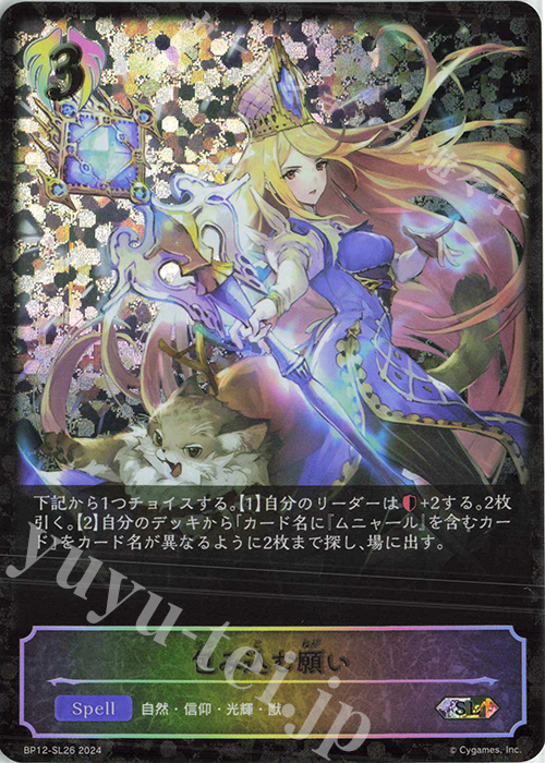 SL 包み込む願い | 販売 | [BP12]黒鉄の侵略者 | Shadowverse EVOLVE