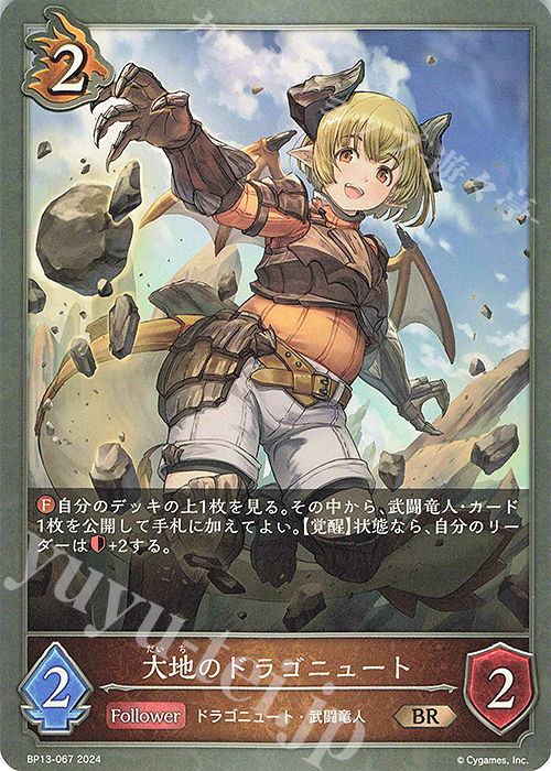 BR 大地のドラゴニュート | 販売 | [BP13]暗黒降誕 | Shadowverse EVOLVE