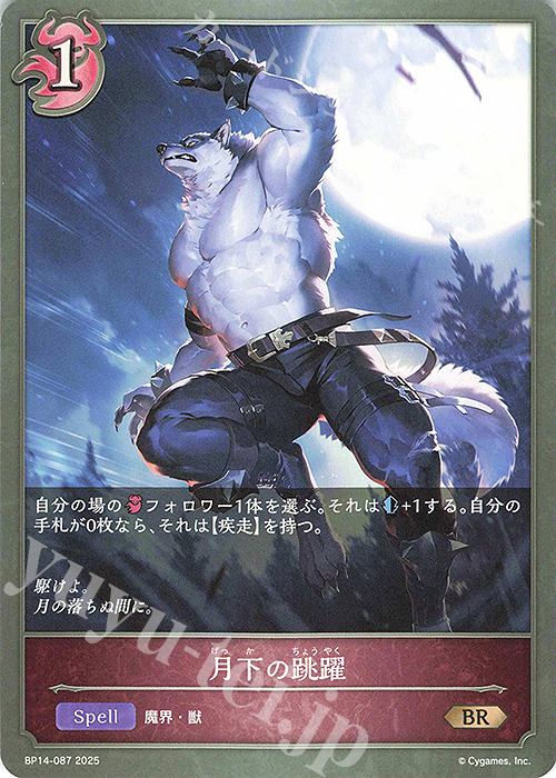 BR 月下の跳躍 | 販売 | [BP14]夢幻の饗宴 | Shadowverse EVOLVE