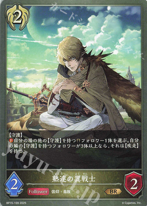 BR 熟達の翼戦士 | 販売 | [BP15]絶傑の試練 | Shadowverse EVOLVE