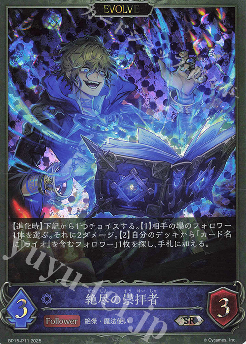SR・プレミアム 絶尽の崇拝者 | 販売 | [BP15]絶傑の試練 | Shadowverse EVOLVE
