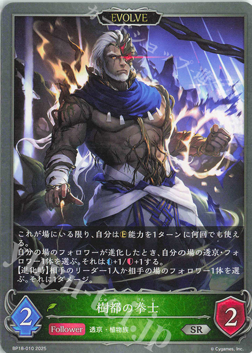 SR 樹都の拳士 | 販売 | [BP18]新約都市・透京 | Shadowverse EVOLVE