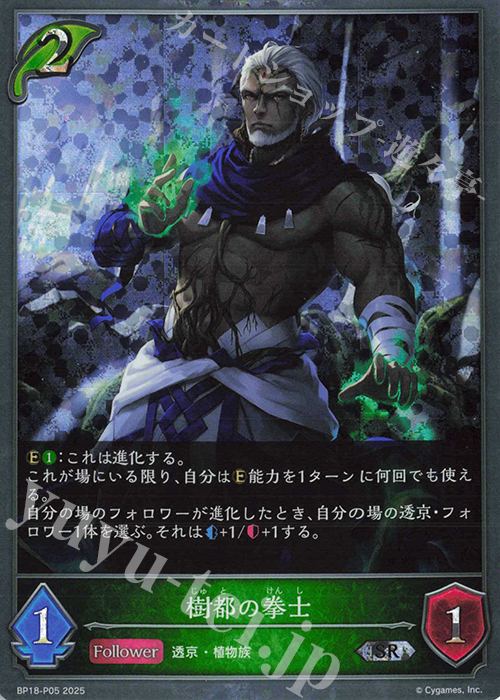 SR・プレミアム 樹都の拳士 | 販売 | [BP18]新約都市・透京 | Shadowverse EVOLVE