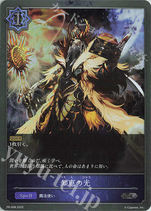 【傷】 SR 知恵の光 | 販売 | [PR-000]〜[PR-101] | Shadowverse EVOLVE