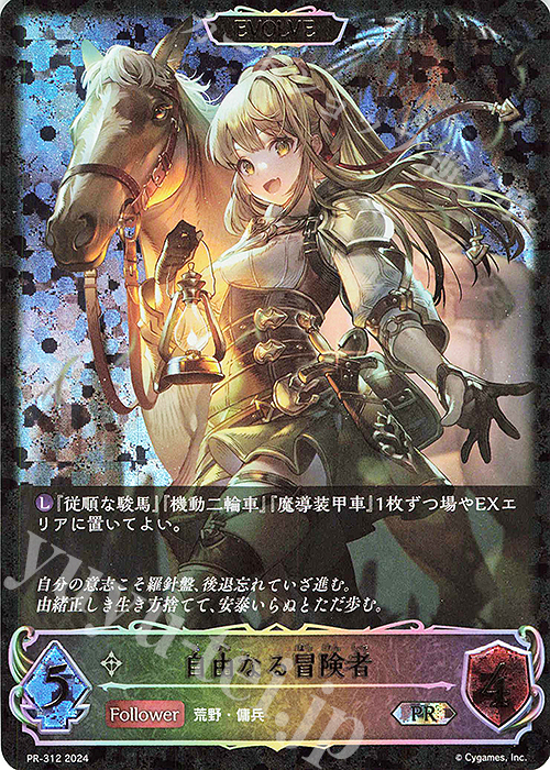 PR 自由なる冒険者 | 販売 | [PR-301]〜[PR-400] | Shadowverse EVOLVE