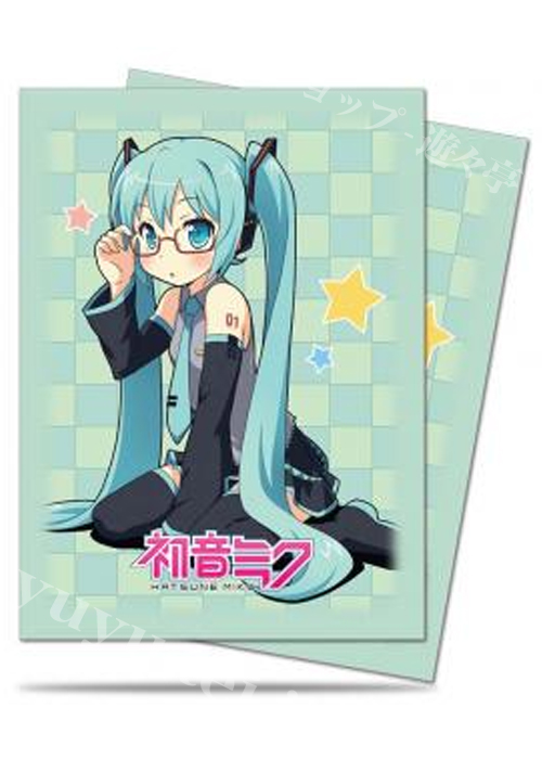 通常サイズデッキプロテクター 『初音ミク/めがね』 | 販売 | サプライ