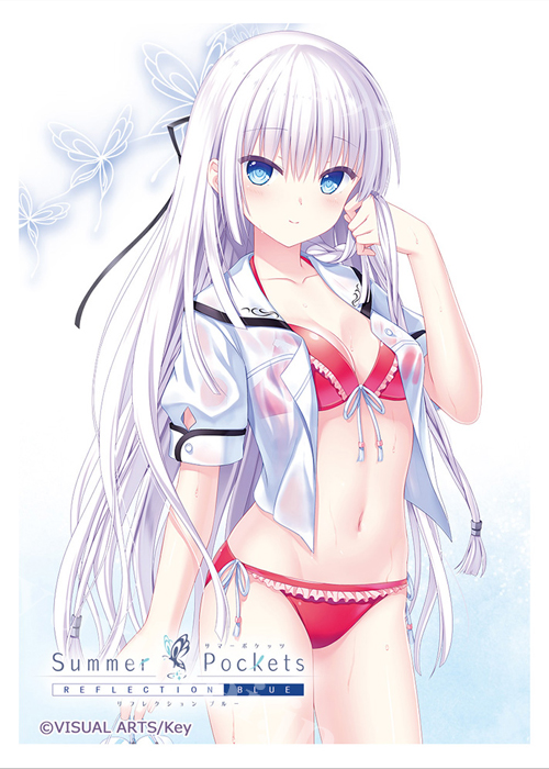Summer Pockets REFLECTION BLUE スリーブ 『鳴瀬しろは／水着』 | 販売 | サプライ