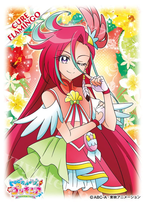 キャラクタースリーブ EN-1028 トロピカル〜ジュ！ プリキュア 『キュアフラミンゴ』 | 販売 | サプライ