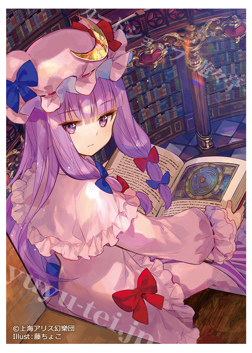 東方Project スリーブ 『藤ちょこ先生描き下ろしスリーブ／パチュリー・ノーレッジ』(9月下旬 発売) | 販売 | サプライ