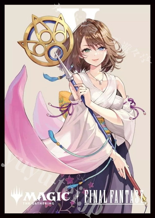 マジック：ザ・ギャザリング プレイヤーズカードスリーブ 『FINAL FANTASY』「キャラクター」ボーダーレス版《大召喚士、ユウナ》(9月19日 発売)