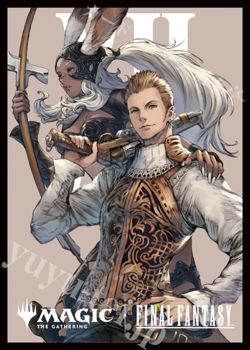 マジック：ザ・ギャザリング プレイヤーズカードスリーブ 『FINAL FANTASY』「キャラクター」ボーダーレス版《空賊バルフレアとフラン》(9月19日 発売)