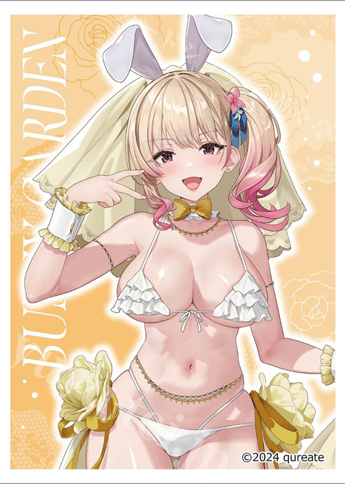 カーテン魂 バニーガーデン 描き下ろしスリーブ『凜/バニーウエディング水着』(2月上旬 発売)