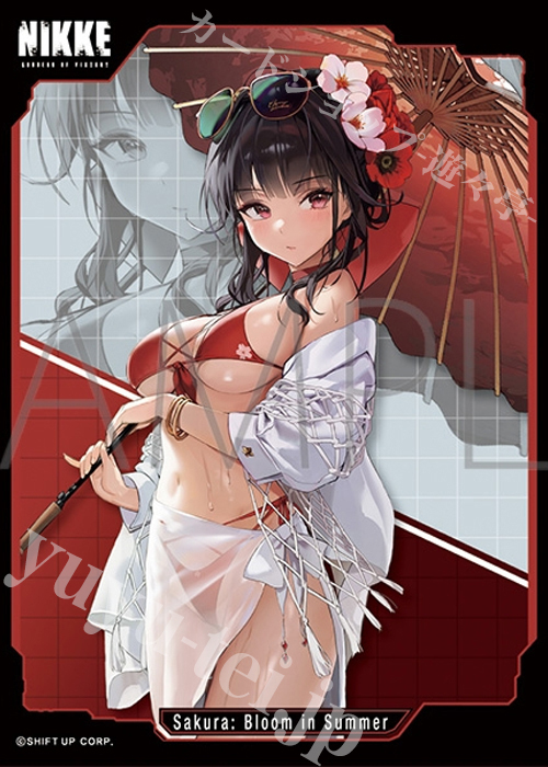 きゃらスリーブコレクション マットシリーズ 勝利の女神:NIKKE 「サクラ：ブルーム・イン・サマー」(4月10日 発売)