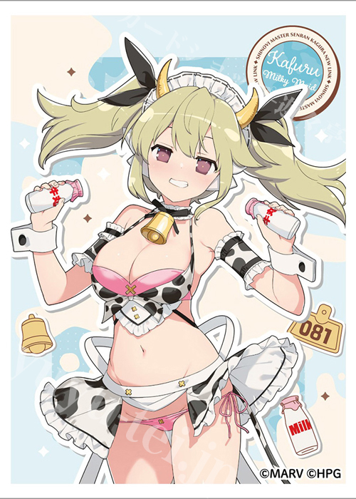カーテン魂 シノビマスター 閃乱カグラ NEW LINK 描き下ろしスリーブ （華風流／ミルキーメイド）  (12月中旬 発売)