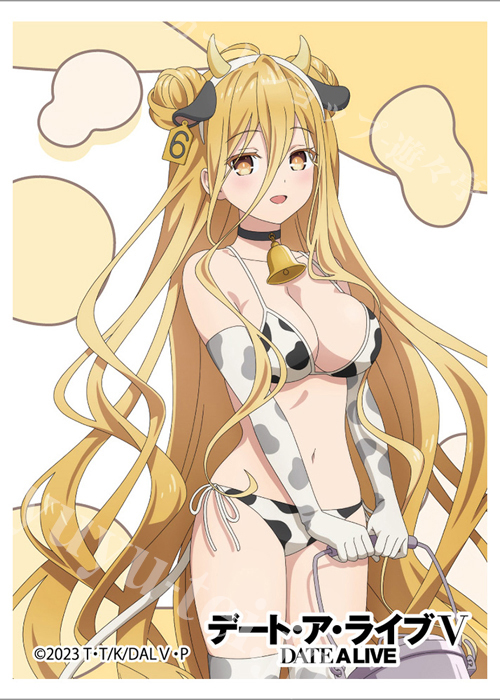 カーテン魂 デート・ア・ライブV 描き下ろしスリーブ （星宮六喰／牛柄水着）  (12月中旬 発売)