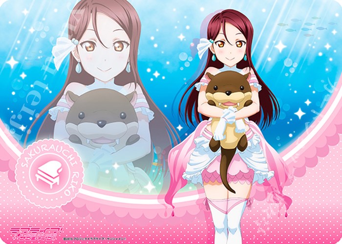 キャラクター万能ラバーマット ラブライブ！サンシャイン!! 「桜内 梨子」ぬいぐるみ抱っこVer. | 販売 | サプライ
