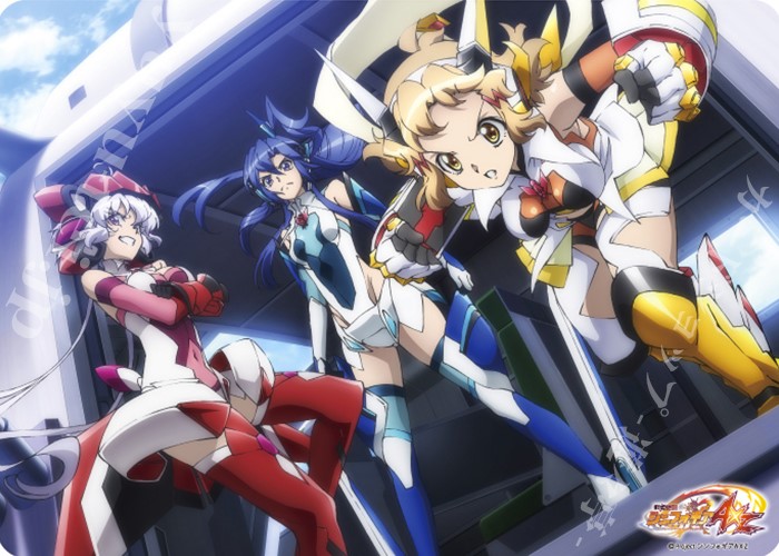 キャラクター万能ラバーマット 戦姫絶唱シンフォギアAXZ 「響・翼