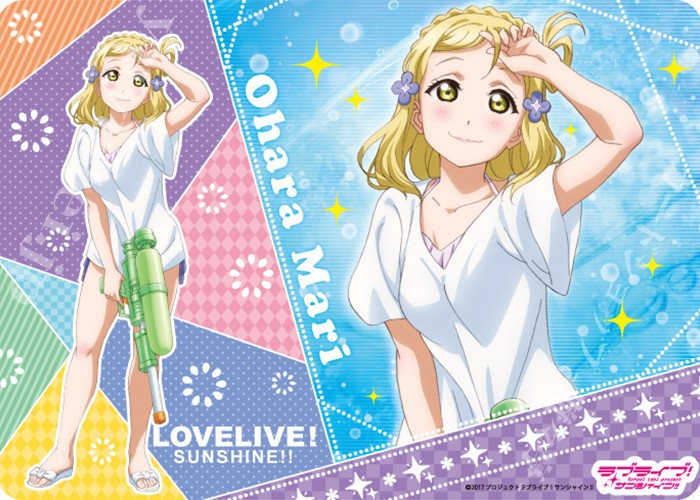 キャラクター万能ラバーマット ラブライブ！サンシャイン!! 「小原 鞠莉」水遊びVer.