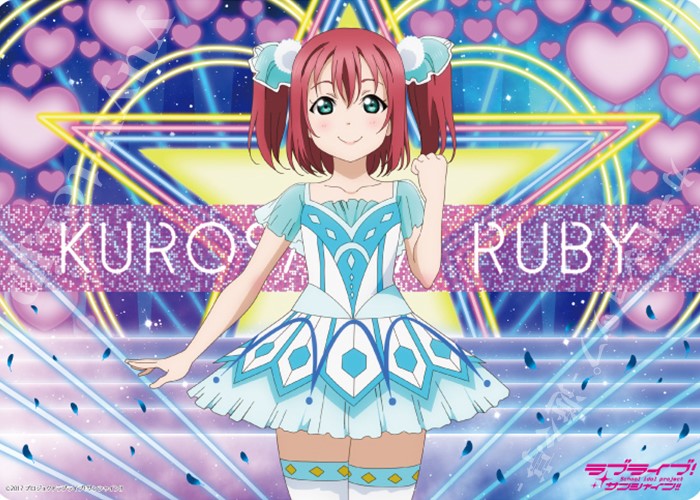 キャラクター万能ラバーマット ラブライブ！サンシャイン!! 「黒澤 ルビィ」WATER BLUE NEW WORLD Ver. | 販売 | サプライ