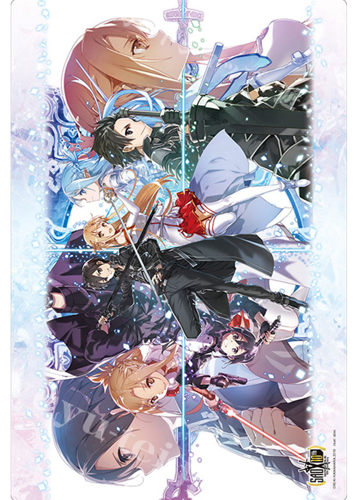 ブシロード ラバーマットコレクション Vol.493 電撃文庫 ソードアート・オンライン 『10周年キービジュアル』 | 販売 | サプライ