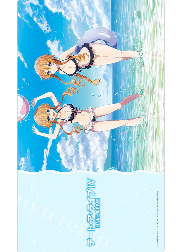 デート・ア・ライブIV ラバーマット 『八舞耶倶矢＆八舞夕弦／海