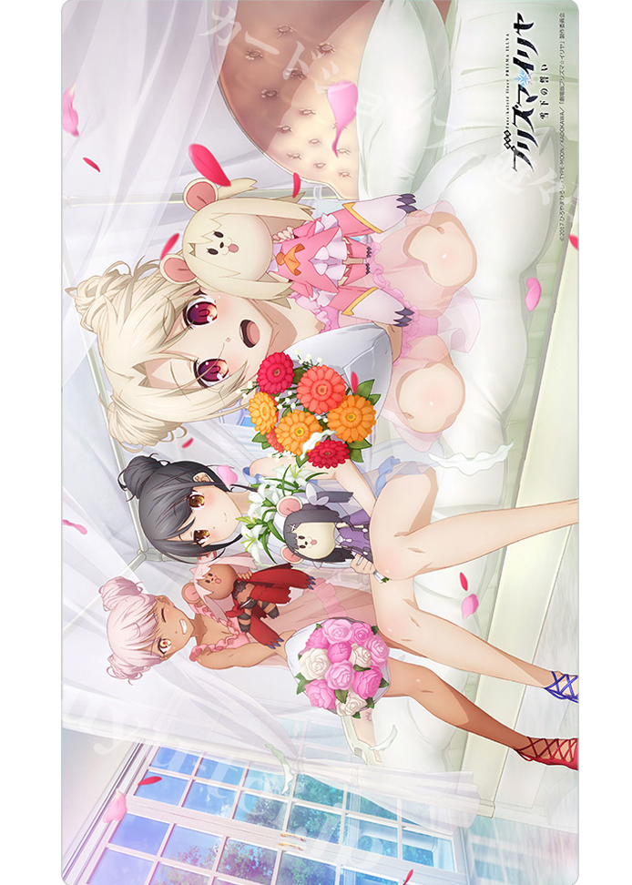 劇場版「Fate/kaleid liner プリズマ☆イリヤ 雪下の誓い」 ラバーマット 『イリヤ＆美遊＆クロエ／バースデー』 | 販売 | サプライ