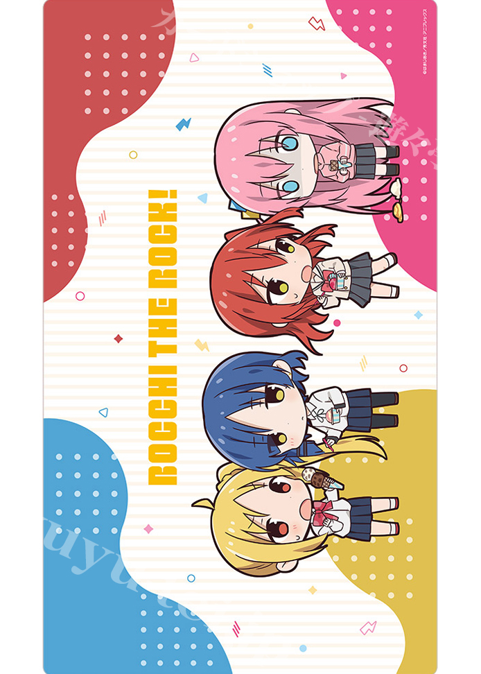 【未開封】ぼっちざろっく！ラバーマット（ミニキャラ） ぼっち・ざ・ろっく！ ラバーマット 『ミニキャラ』 | 販売 | サプライ
