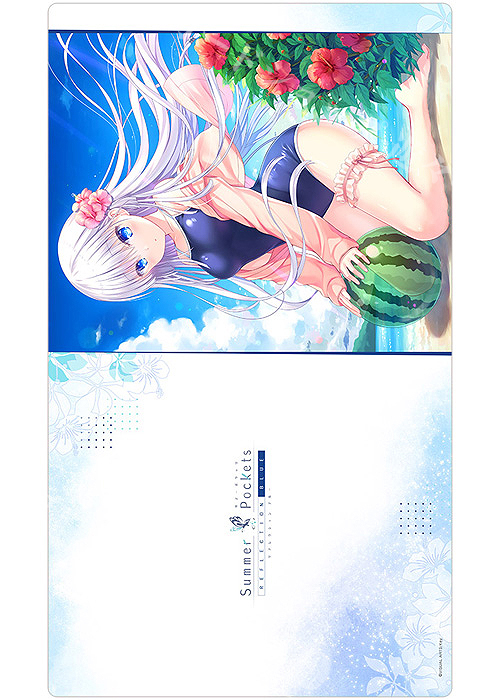 Summer Pockets REFLECTION BLUE ラバーマット 『鳴瀬しろは／海』 | 販売 | サプライ