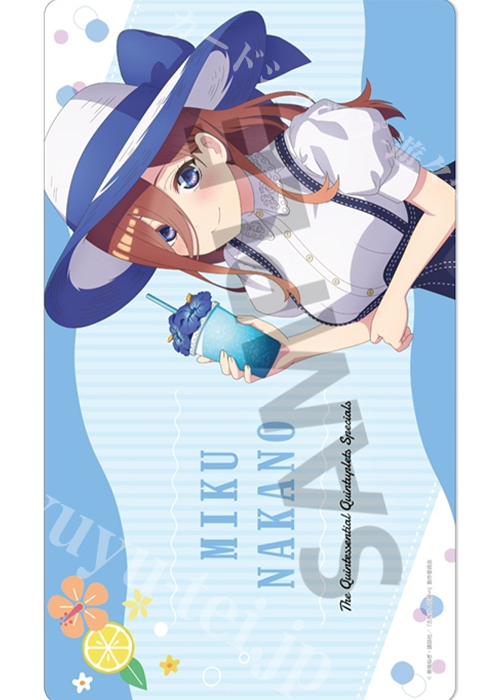 五等分の花嫁∽ 描き下ろしラバーマット 中野三玖 バカンス ver. | 販売 | サプライ