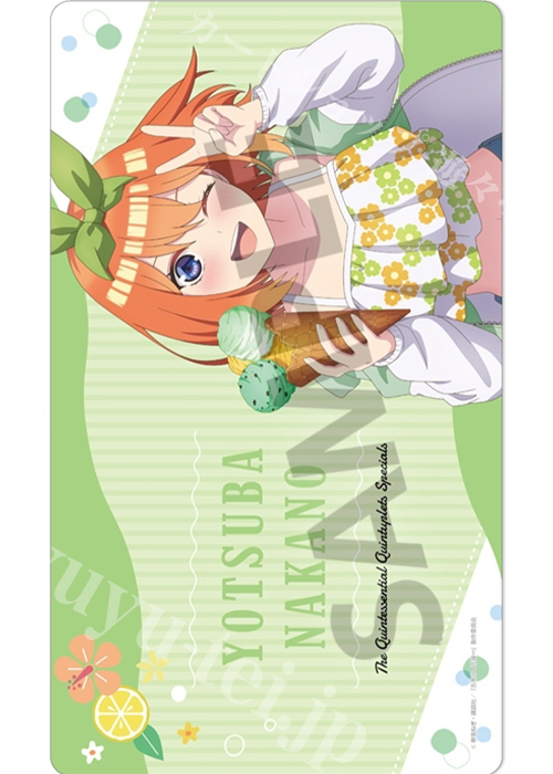 五等分の花嫁∽ 描き下ろしラバーマット 中野四葉 バカンス ver. | 販売 | サプライ