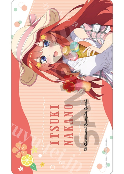 五等分の花嫁∽ 描き下ろしラバーマット 中野五月 バカンス ver. | 販売 | サプライ