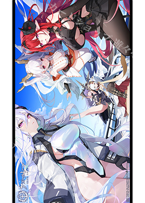 アズールレーン ラバーマット 『キアサージ＆ヒンデンブルク＆フィリックス・シュルツ＆フランドル＆四万十』 | 販売 | サプライ