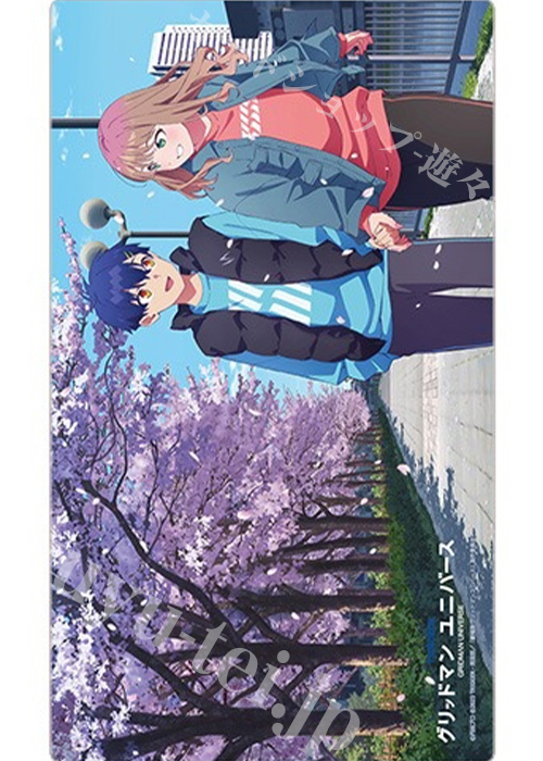 グリッドマン ユニバース 描き下ろしラバーマット 『蓬＆夢芽／桜デート』 | 販売 | サプライ