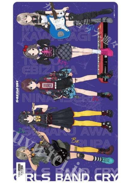 ガールズバンドクライ キャラクターラバーマット ENR-079 トゲナシトゲアリ[B] | 販売 | サプライ