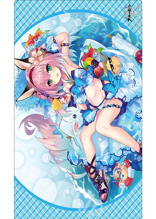 ブシロード ラバーマットコレクションV2 Vol.1444 アズールレーン『花月』白昼月、海辺の華ver.