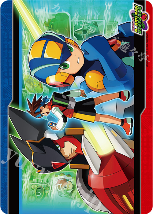 【未開封】ロックマン エグゼ　「チーム オブ カーネル」　ラバーマット キャラクター万能ラバーマット ロックマン エグゼ「チーム オブ