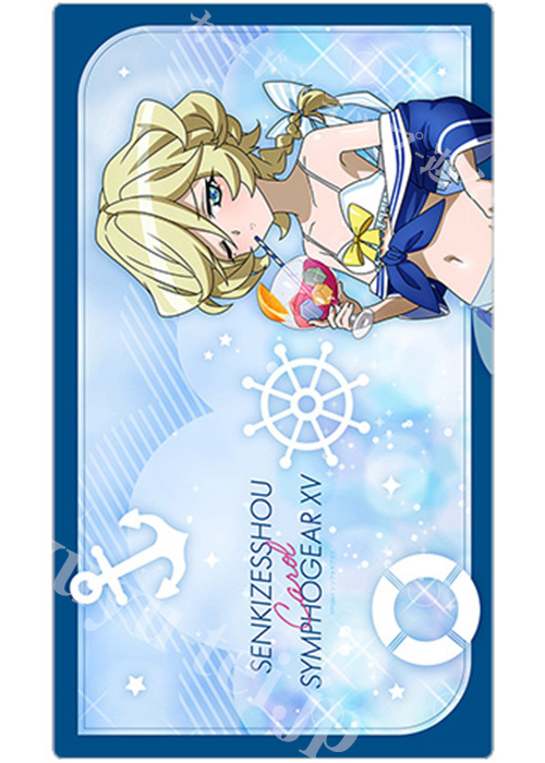 戦姫絶唱シンフォギアＸＶ 描き下ろしラバーマット『キャロル／マリンセーラー水着』 | 販売 | サプライ