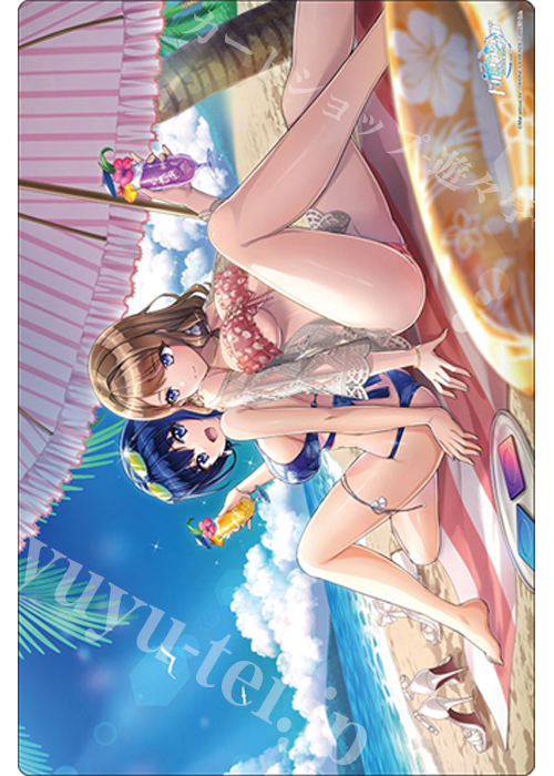 ブシロード ラバーマットコレクションV2 Vol.1833 ドルフィンウェーブ『みちる＆紫苑』クールなモデルのバカンス？ver.  (11月21日 発売)