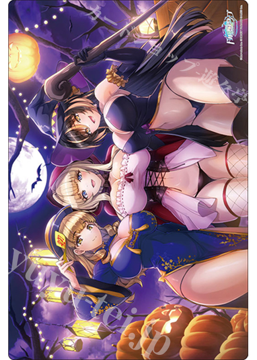 ブシロード ラバーマットコレクションV2 Vol.1835 ドルフィンウェーブ『詩絵＆ヴィーナ＆アマデア』Happy Halloween！オトナな私も楽しみたい！ver.  (11月21日 発売)